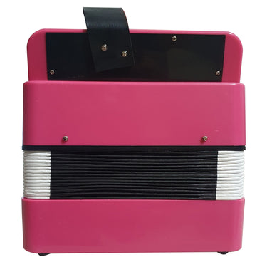 Acordeon Infantil Acifrsn 7 Botones 2 Bajos Rosa